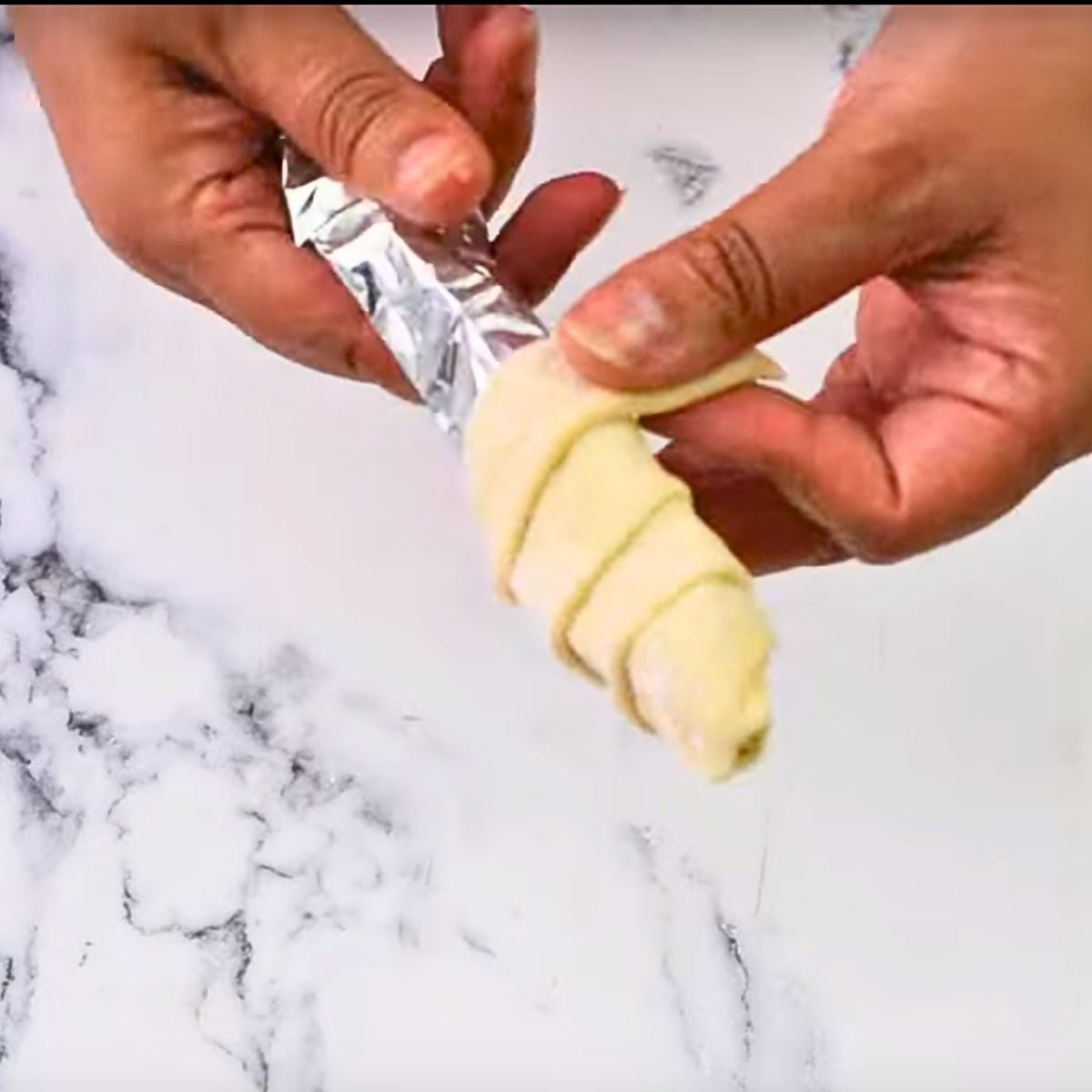 pistachio cream horns