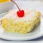 easy gluten free pineapple dessert with only 3 ingredients