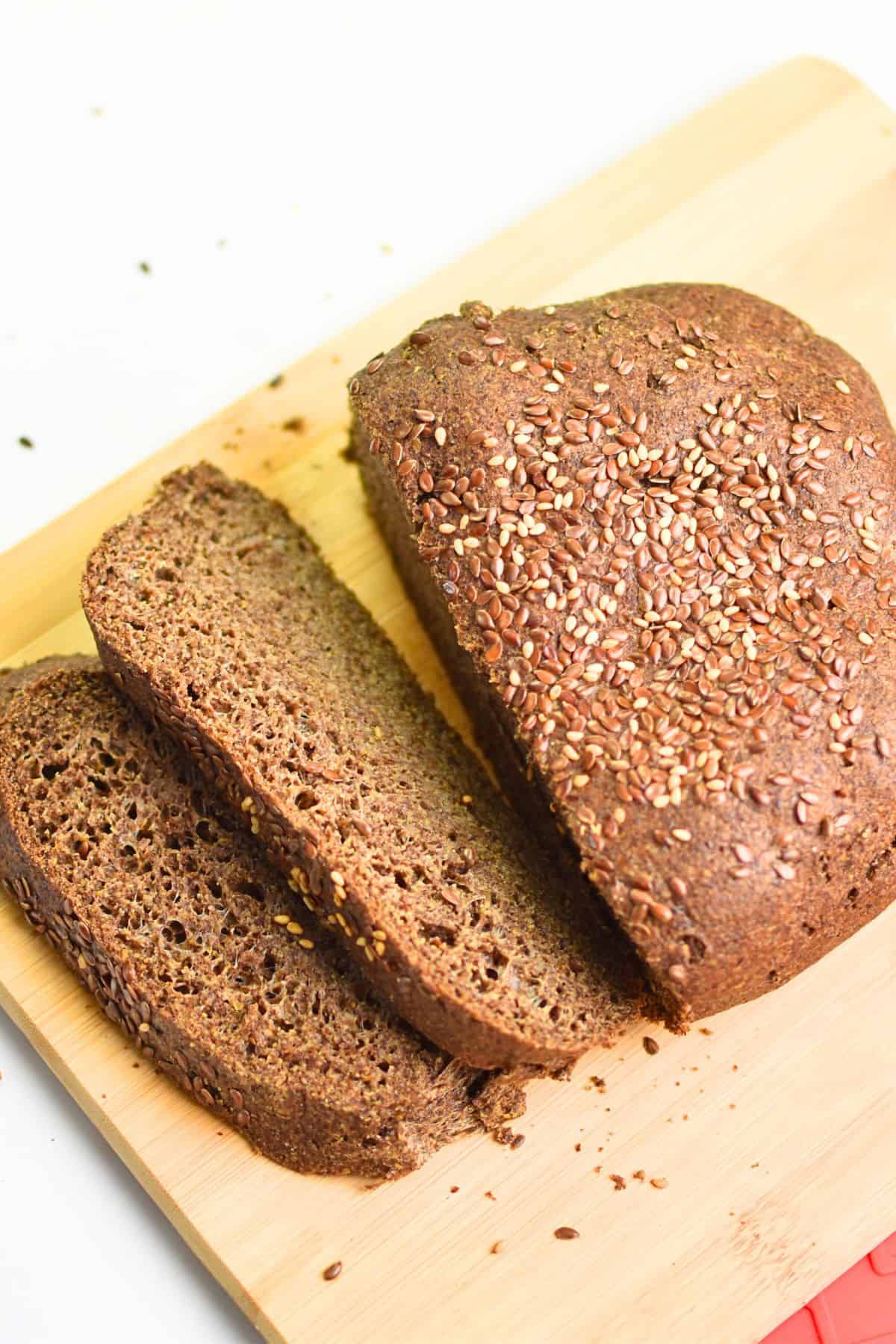 3 ingredients gluten and dairy free bread